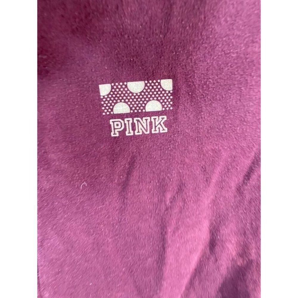 Victoria´s Secret Pink Sweater Womens XS Red Full Zip Long Sleeve Hoodie‎ Ladies - Picture 4 of 9